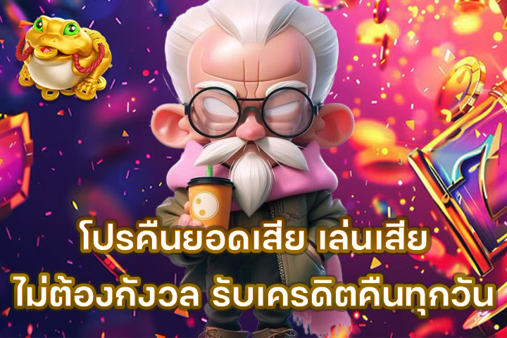 โปรคืนยอดเสีย เล่นเสียไม่ต้องกังวล รับเครดิตคืนทุกวัน