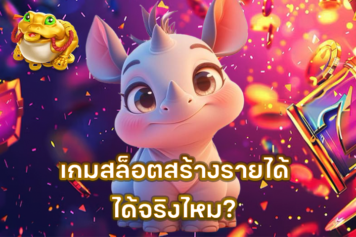 เกมสล็อตสร้างรายได้ได้จริงไหม?