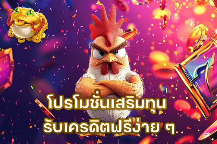 โปรโมชั่นเสริมทุน รับเครดิตฟรีง่าย ๆ