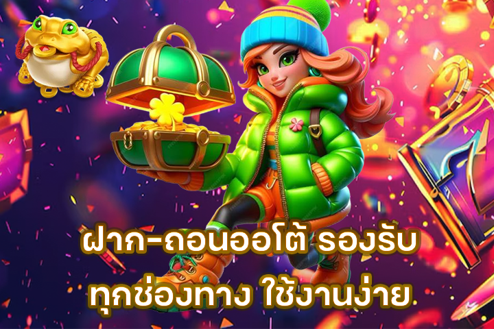 ฝาก-ถอนออโต้ รองรับทุกช่องทาง ใช้งานง่าย